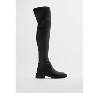 zara over the knee boots